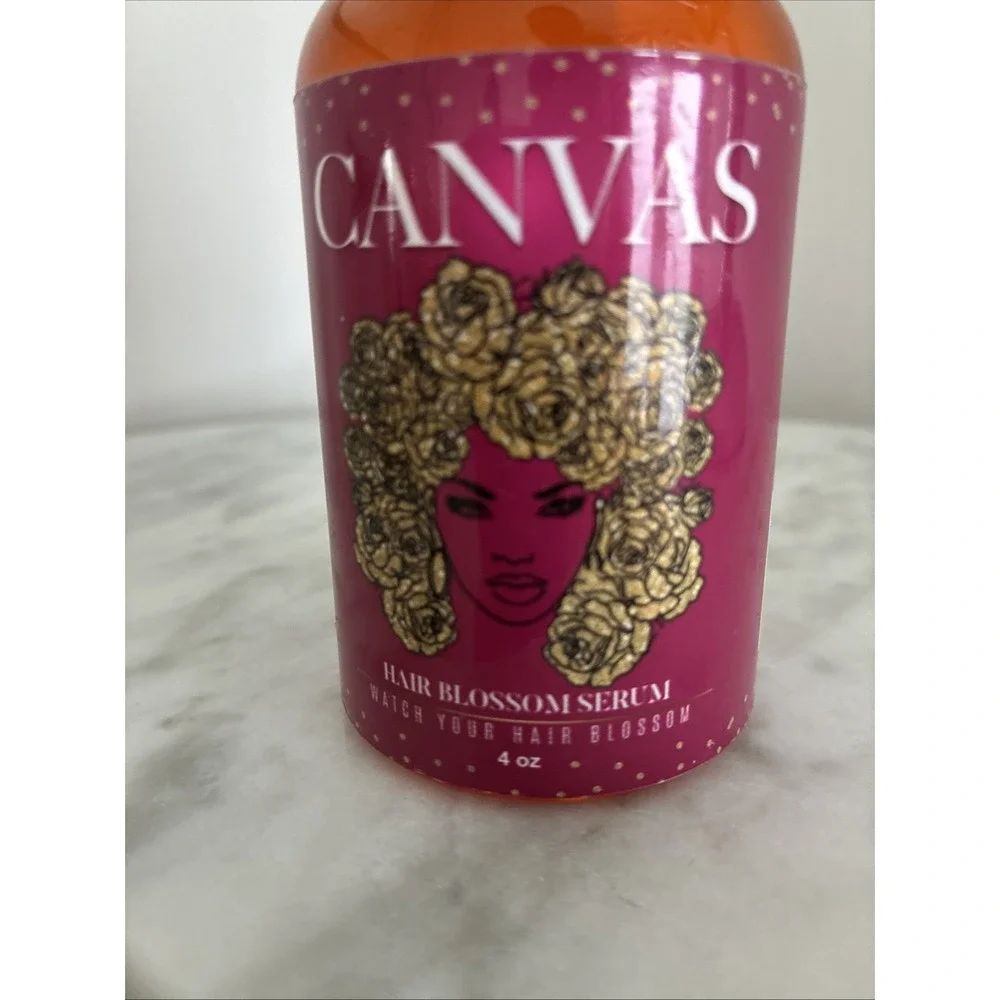NEW! Canvas Beauty Hair Blossom Serum Growth Oil Rosemary Biotin 4oz SEALED